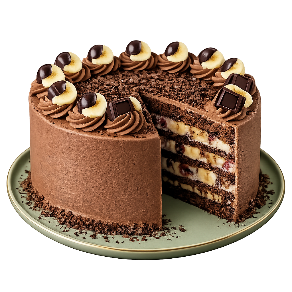 Torta al cioccolato e Banana